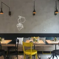 Наклейка питчер с капучино на авто — фото 2