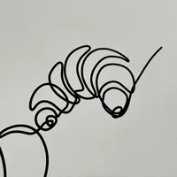 Наклейка чашка кофе и круассан виниловая без фона 49×17 см — фото 5