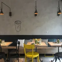 Наклейка стакан кофе с собой черная 30х49 см — фото 5