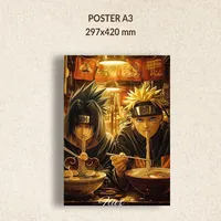 Аниме Наруто ест лапшу, Ичераку Рамен — неоновая вывеска Art Studio