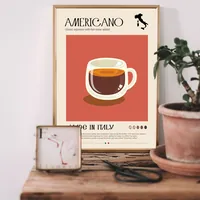 Постер Americano 29x42 см деревенский стиль — фото 4