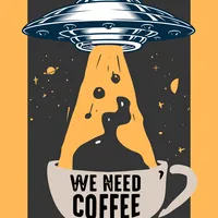 Постер "We need coffee" желтый 29×42 см интерьера — фото 6
