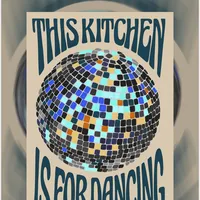 Постер This Kitchen Is For Dancing 29×42 см — фото 1