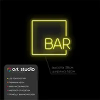 Бар Bar — неоновая вывеска Art Studio
