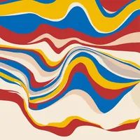 Постер Bauhaus Wave Абстрактная волна Визуальный ритм для интерьера — фото 5