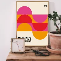 Bauhaus 1919 Абстрактный интерьерный постер современного дизайна — фото 3