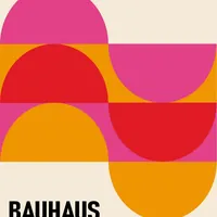 Bauhaus 1919 Абстрактный интерьерный постер современного дизайна — фото 5