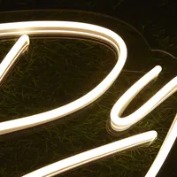 Неоновая вывеска «Душевно» на стену кафе — фото 3