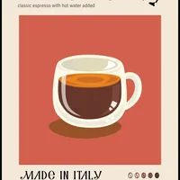 Набор интерьерных постеров А3 Espresso+Americano — фото 3
