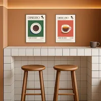 Набор интерьерных постеров А3 Espresso+Americano — фото 4