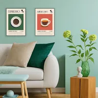 Набор интерьерных постеров А3 Espresso+Americano — фото 5