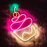 Неоновая вывеска Кекс Капкейк на стену — фото 2