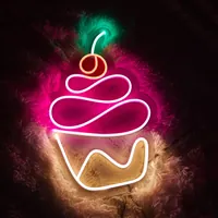 Неоновая вывеска Кекс Капкейк на стену — фото 3