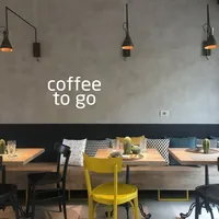 Наклейка Coffee To Go черная без рамки — фото 2