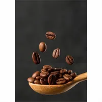 Постер с кофейными зернами 29x42 см для кухни, гостиной и ка — фото 3