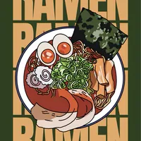 Постер лапша Рамен японский стиль для кухни — фото 2