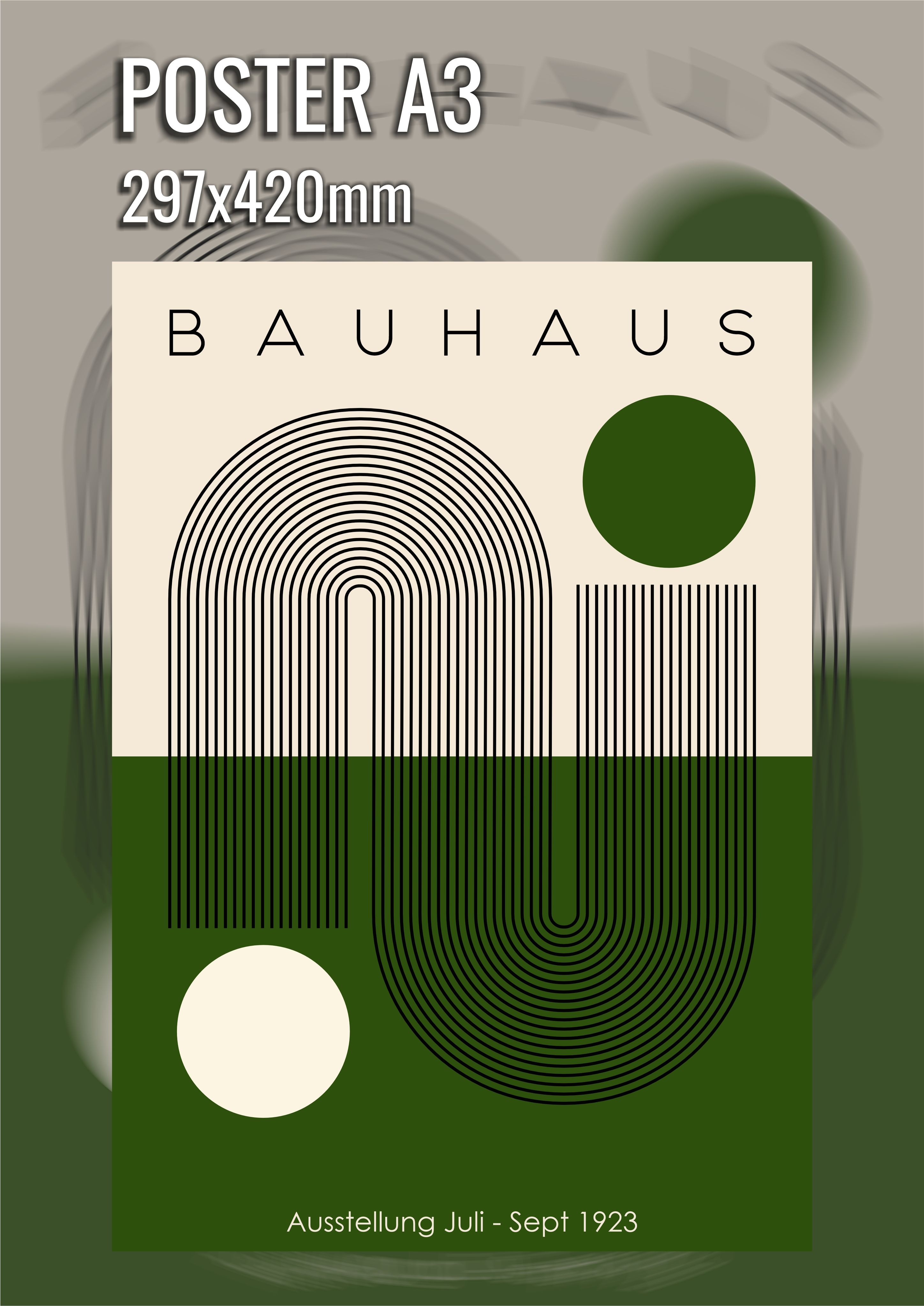 Постер Bauhaus Геометрия абстрактный стиль