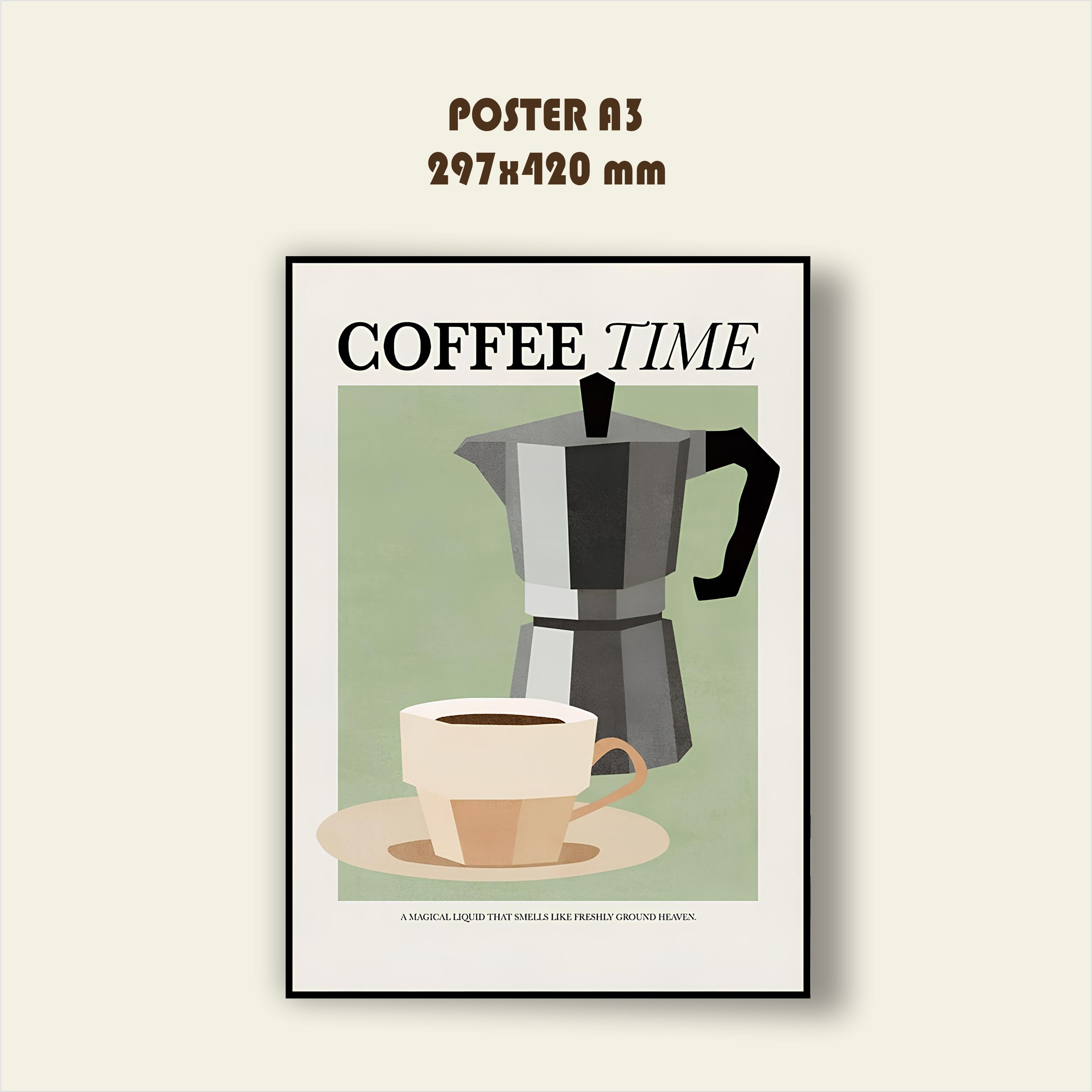 Постер Гейзер Coffee Time